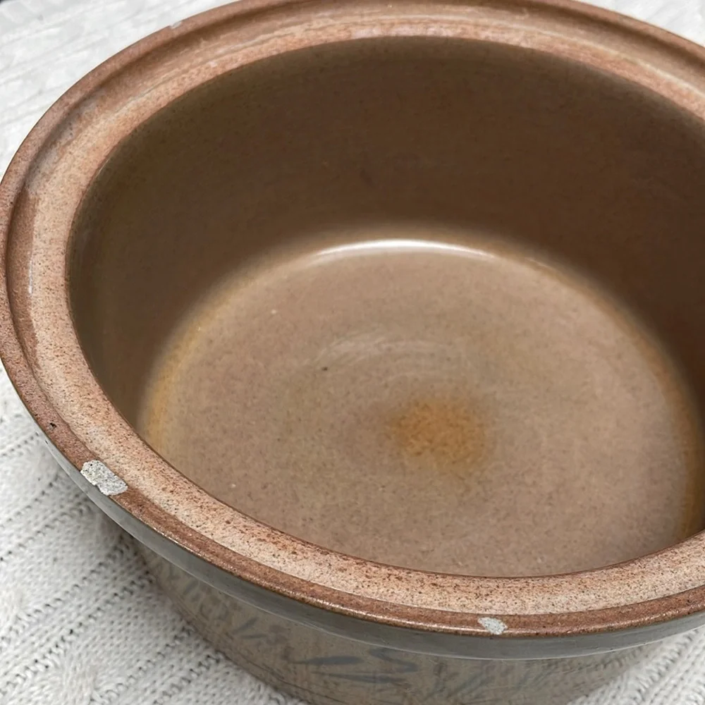 Vtg 1980s Cedar Swamp Stoneware Steamer Humidifier Cattail Pottery Cape Cod.
